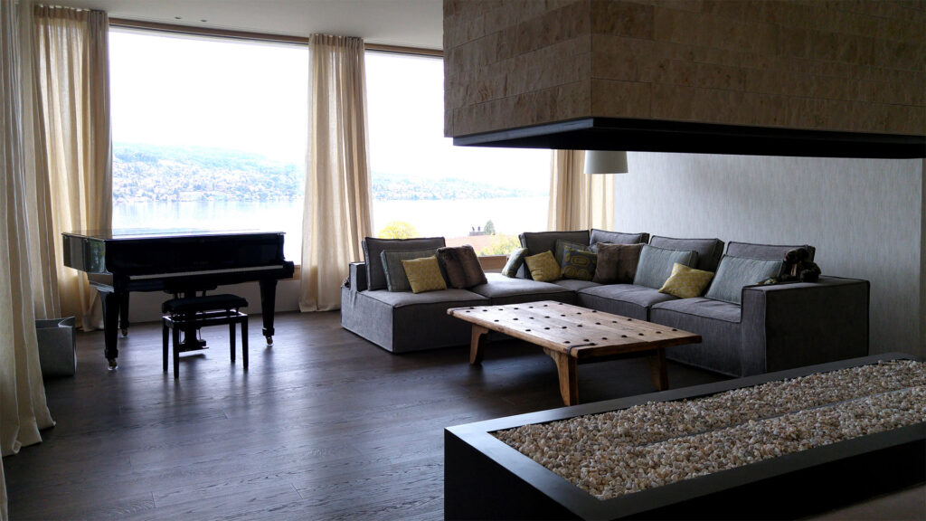 TG Salotti sofa for a penthouse in Zurich